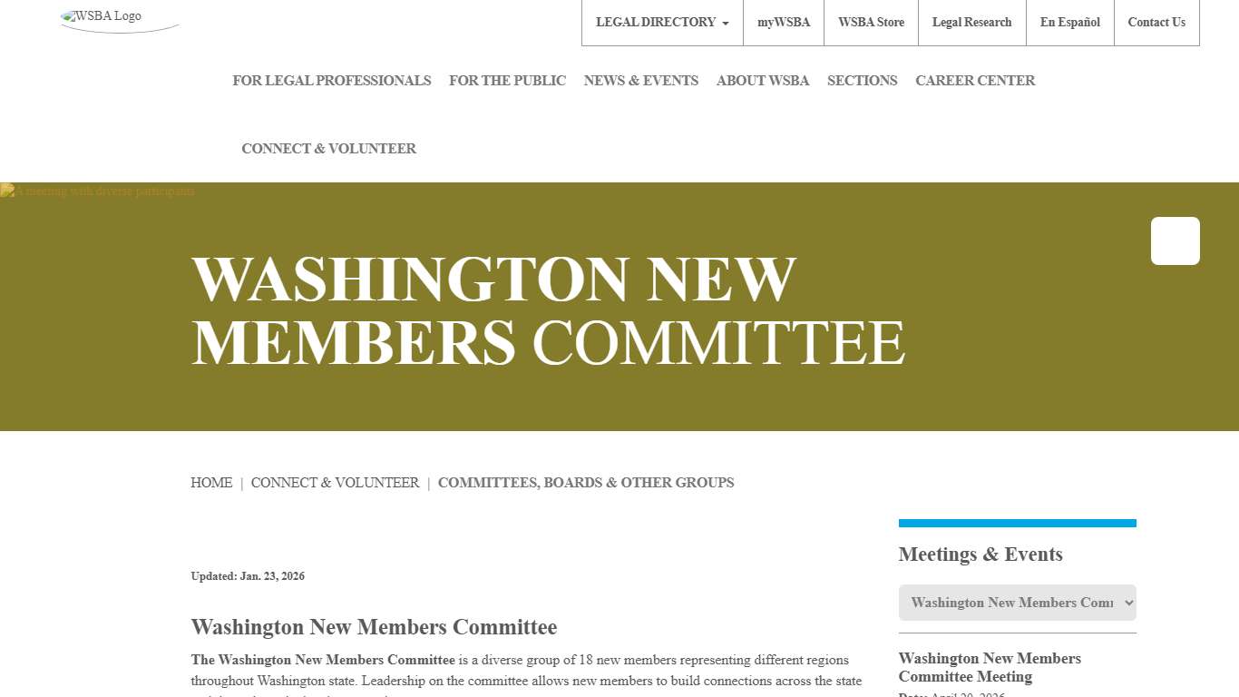 Washington New Members Committee